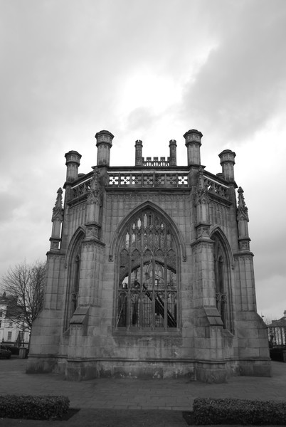 Bombed out church
