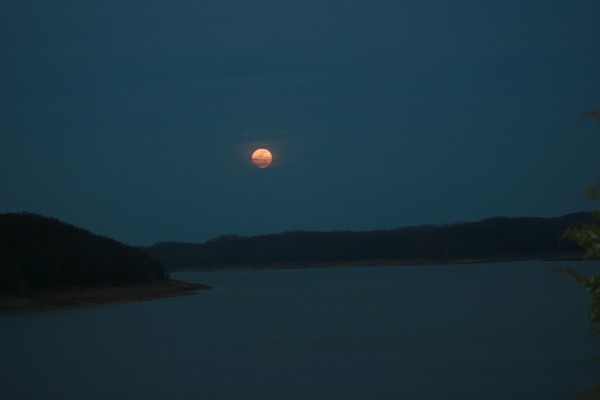 Moon Over Lake Cumberland