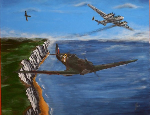 Spitfire vs BF110