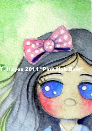 Pink Hair Bow