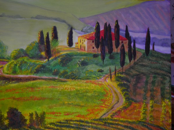Tuscany vineyard