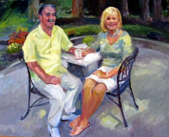 Seated Couple