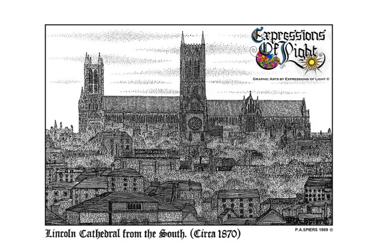ExpoLight-Graphic-Arts-Lincoln-Cathedral-South-View-1989-0001 (Pen-&-Ink-Mono-SP)