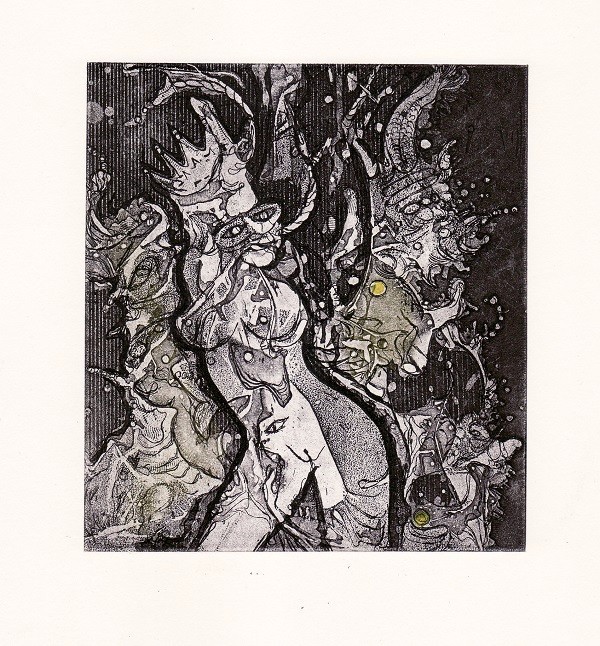 supercat Etching, 2016,135x125mm