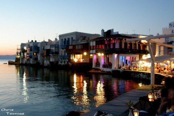 Little venice Mykonos,Greece