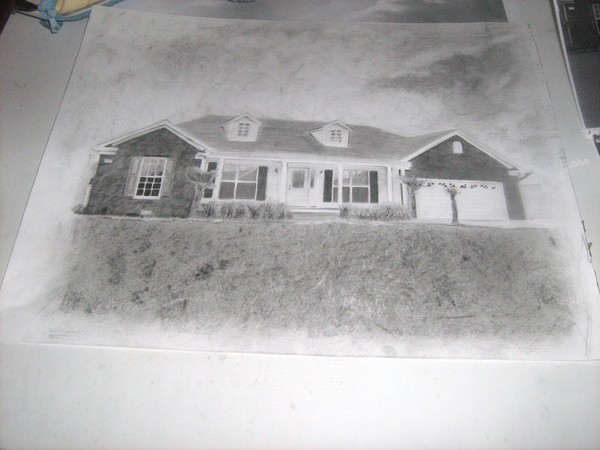first house drawing