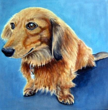 Original pet portrait painting