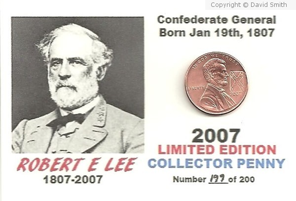 ROBERT E LEE Lincoln Cent