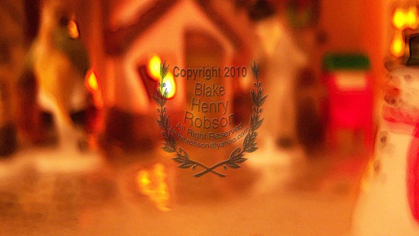 Department 56 Christmas Village Digital Art