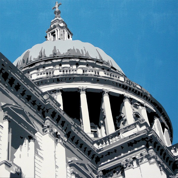 Looking up at St Pauls