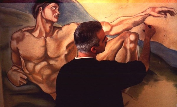 La creazione di Adamo-Michelangelo