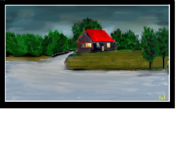 Wih Red Roof..!