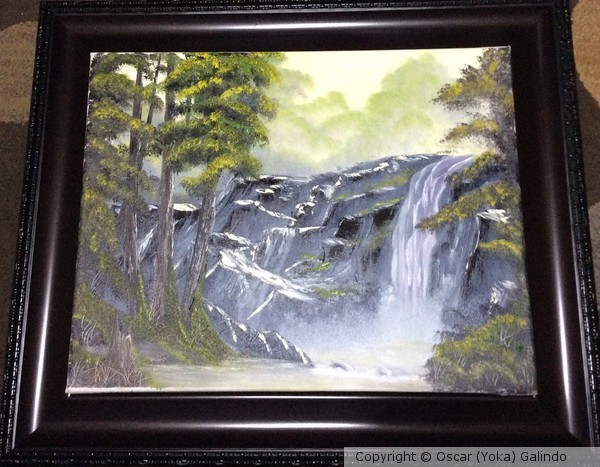 Waterfall in the woods