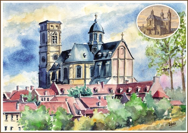 The baroque abbey-basilica of Grimbergen