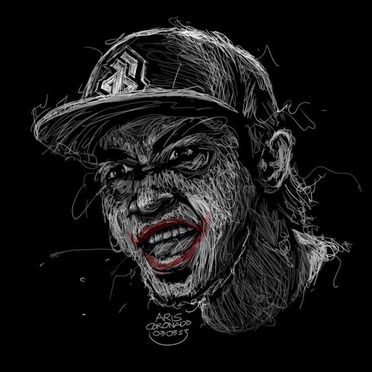 Scribble Art Portrait: SINIO