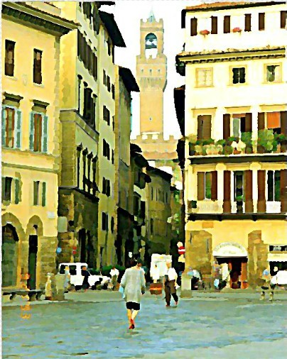 FLORENCE ITALY THE BARGELLO TOWER
