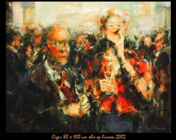 Cigar 80 x 100 cm oil on linen