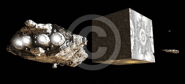 Alien Artifact in Space