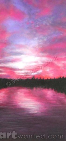 Sunset in the Eastern township