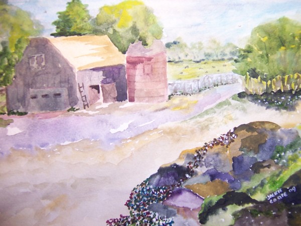 Old Barn and Silo