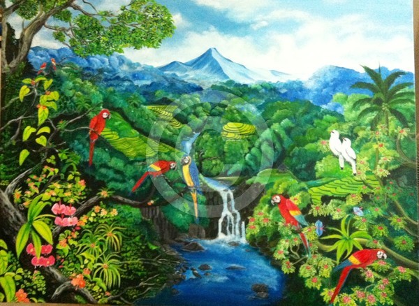 Bali Landscape(120X90cm)