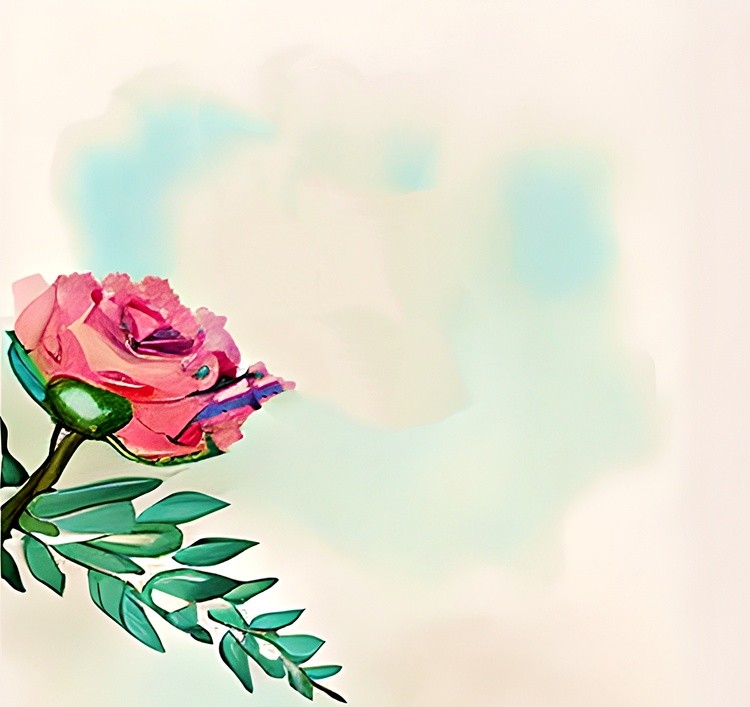 Vintage rose corner