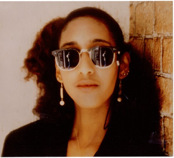 Girl in dark glasses