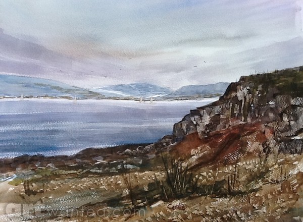 Inverkip Shore. Scotland