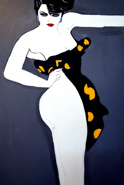 FEMALE WEARING BLACK AND YELLOW