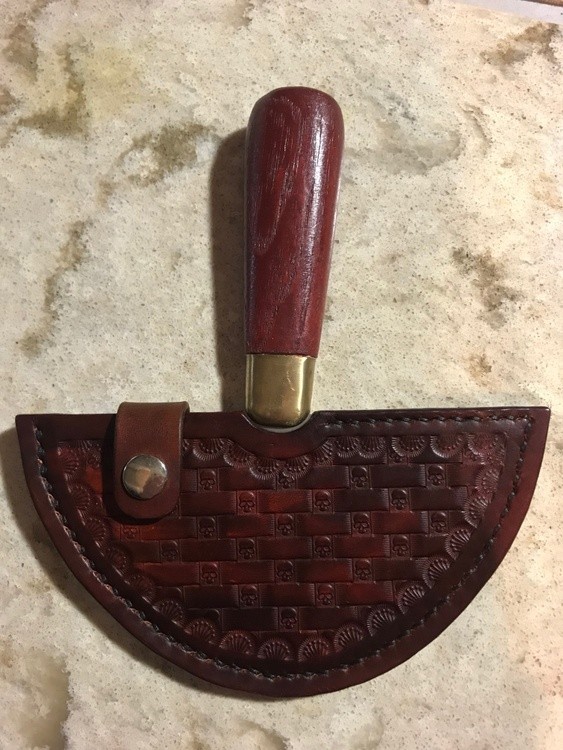 Leather Round Knife Sheath