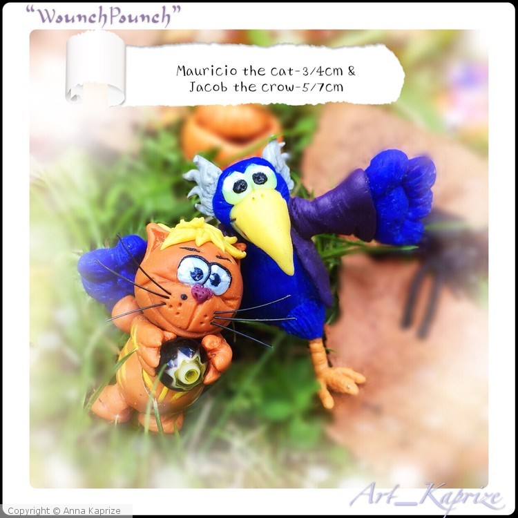 Wunshpunsh pets cat Mauricio crow raven Jacob defe