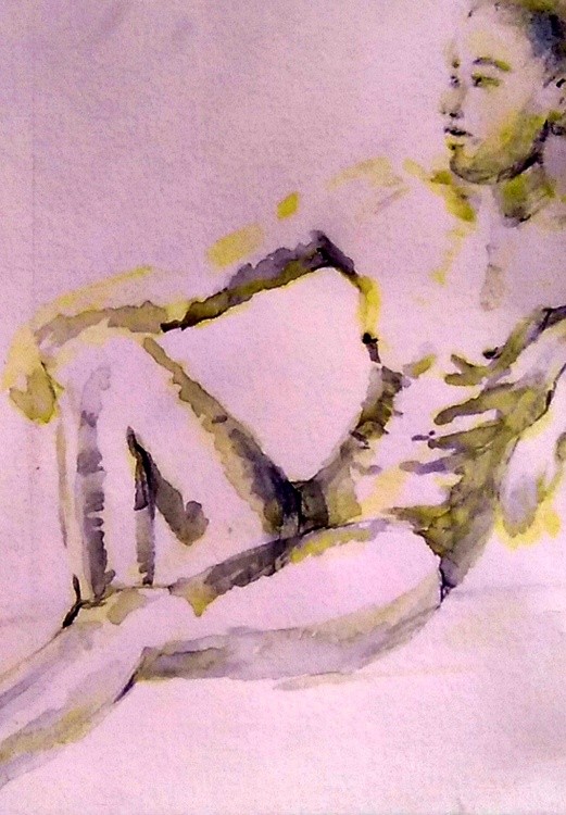 Malcolm Seated Watercolor