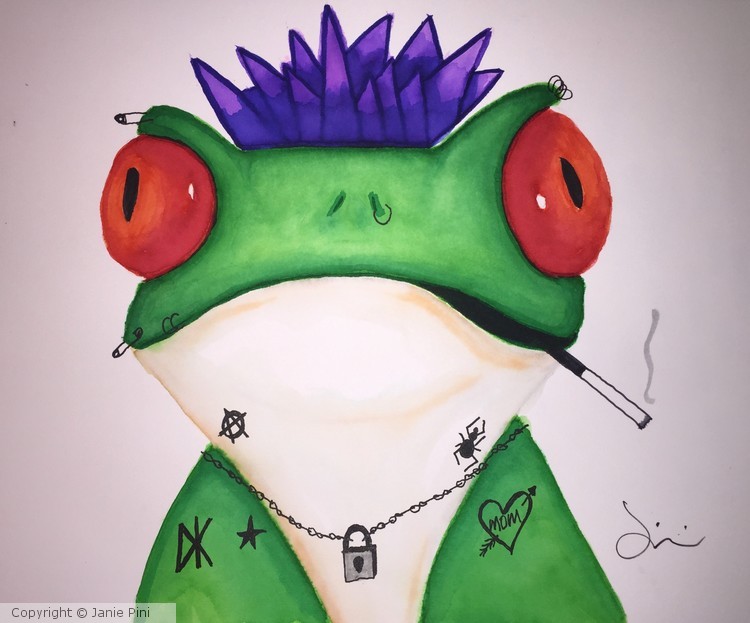 Punk Rock Tree Frog