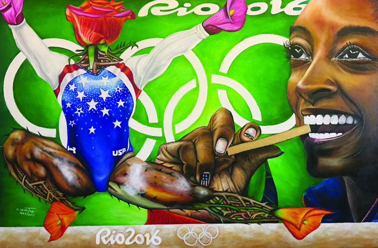Simone Biles The Golden Rose0517