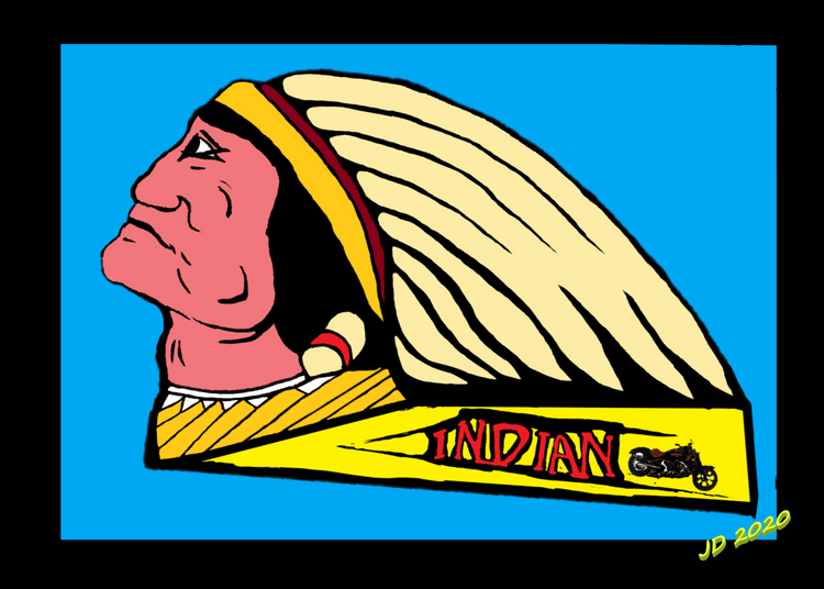 Indian Scout Logo 3D 1400x1000