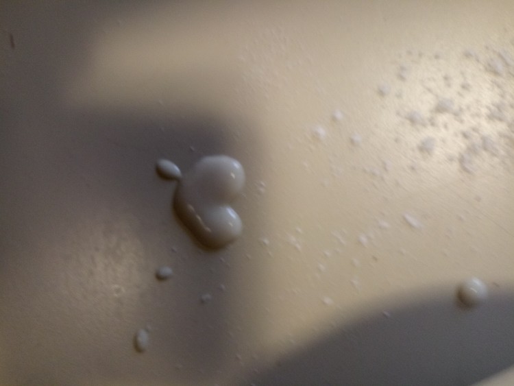 I see hearts everywhere- milk drop heart