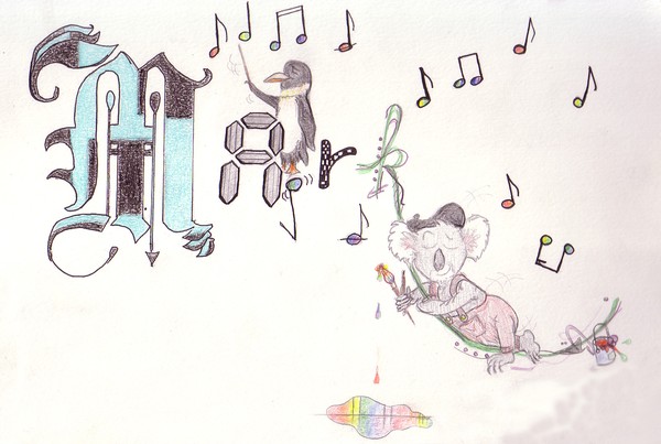 Artist's own name design