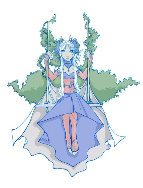 Girl on a Swing
