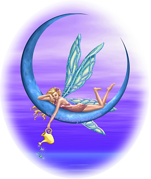 Fairy on Moon