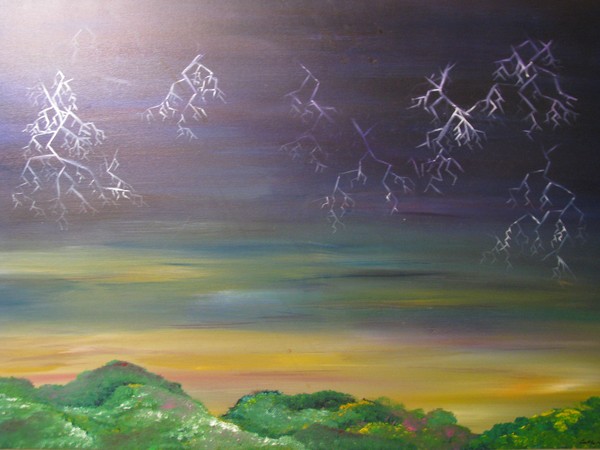 lightning landscape
