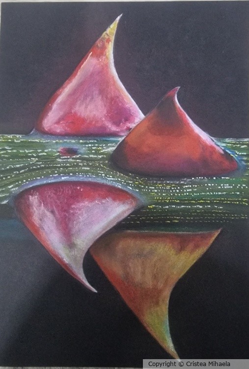 the thorns of a stem