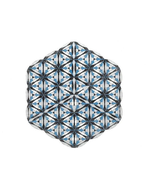 Sacred Geometry Hexagon Cube Mandala