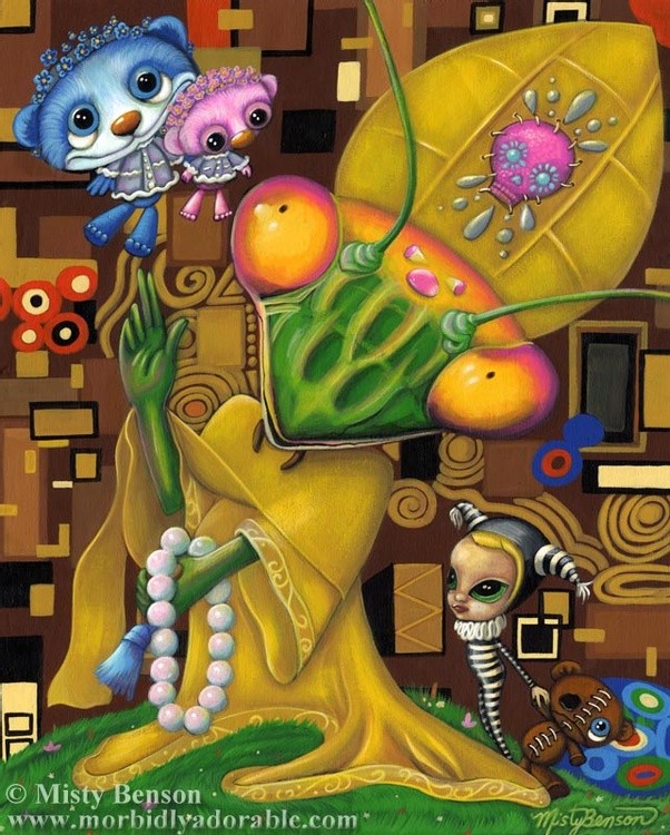 Hierophant from the Morbidly Adorable Tarot