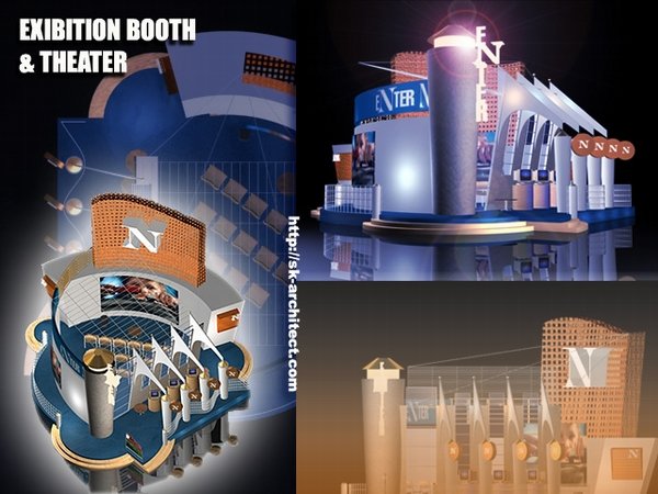 Exibition booth and theater