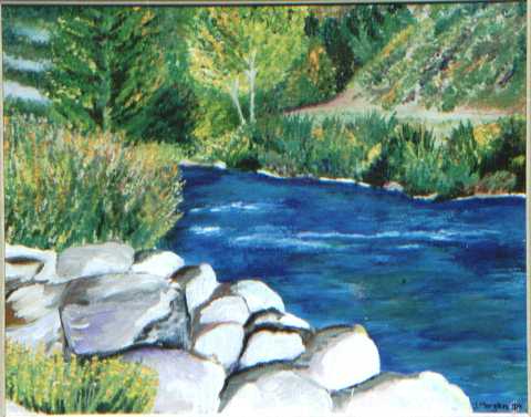 Truckee River at Floriston, Ca.