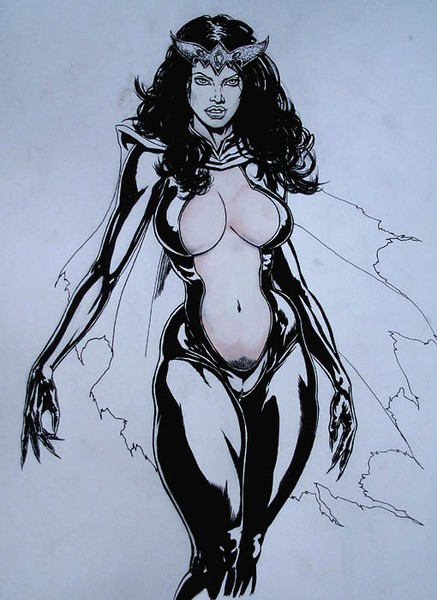 Lilith (Tomb of Dracula) Inked version