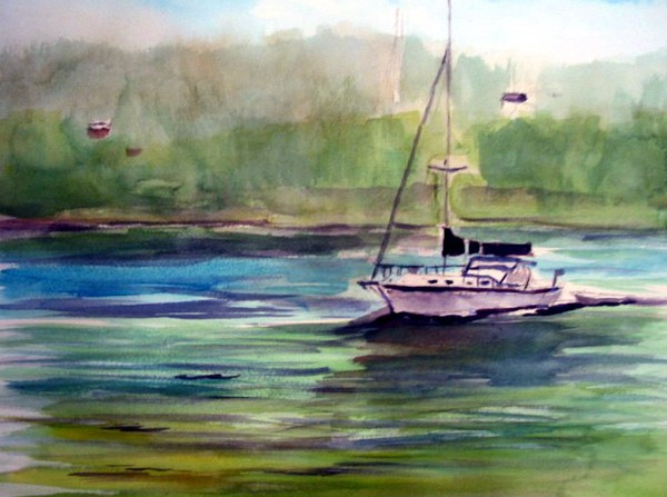 SAILIING ON THE RIVER