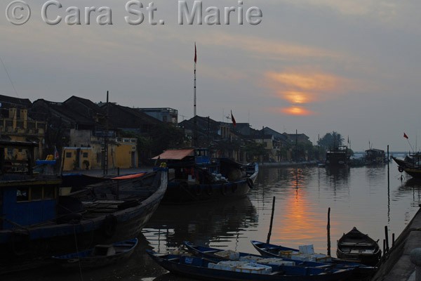 Hoi An, Vietnam at Sunset