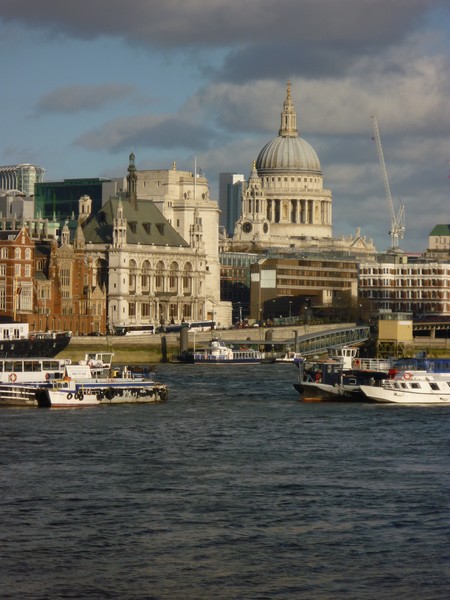 St Pauls from the south bank of the Thames