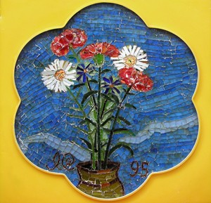 Carnations and daisies